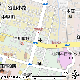 きらやか銀行秋田支店 ＡＴＭ周辺の地図