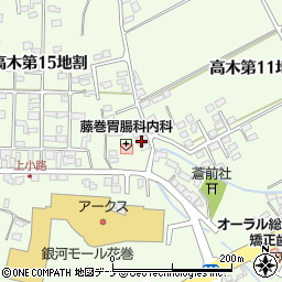 岩手県花巻市高木第１５地割17周辺の地図