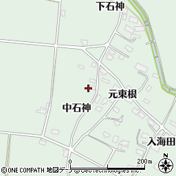 秋田県仙北郡美郷町金沢中石神19周辺の地図
