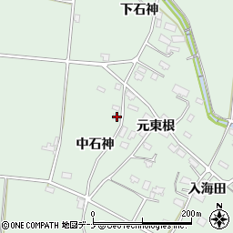 秋田県仙北郡美郷町金沢中石神19-3周辺の地図