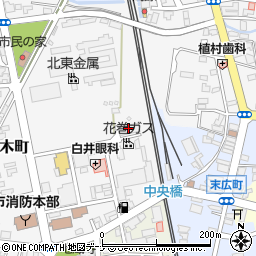 花巻ガス株式会社周辺の地図