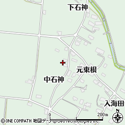 秋田県仙北郡美郷町金沢中石神16周辺の地図