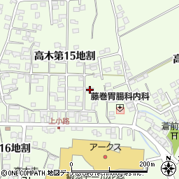岩手県花巻市高木第１５地割20-28周辺の地図