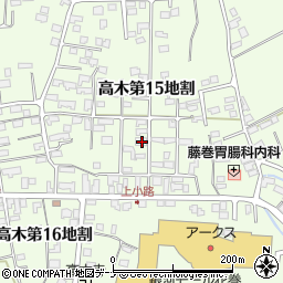 岩手県花巻市高木第１５地割20-5周辺の地図