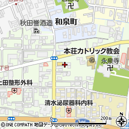 秋田県由利本荘市給人町88周辺の地図