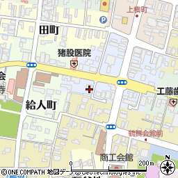 秋田県由利本荘市大門19周辺の地図