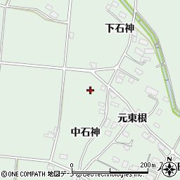 秋田県仙北郡美郷町金沢中石神8-2周辺の地図