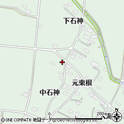 秋田県仙北郡美郷町金沢中石神10周辺の地図