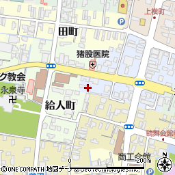 秋田県由利本荘市大門10周辺の地図