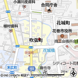 株式会社エヌティーコンサルタント花巻営業所周辺の地図