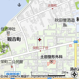 秋田県由利本荘市砂子下76-4周辺の地図