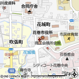岩手県花巻市の地図 住所一覧検索 地図マピオン
