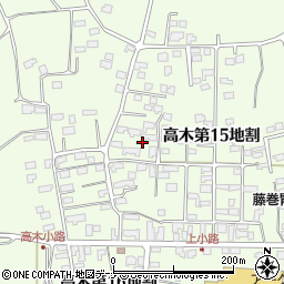 岩手県花巻市高木第１５地割67-4周辺の地図