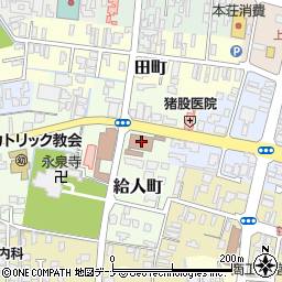 自衛隊秋田地方協力本部由利本荘地域事務所周辺の地図