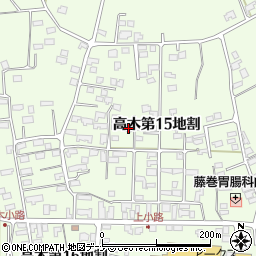 岩手県花巻市高木第１５地割41-11周辺の地図