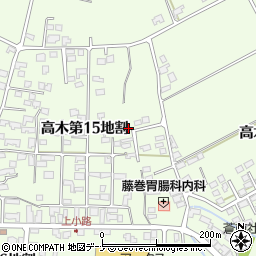 岩手県花巻市高木第１５地割28周辺の地図