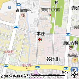 日本キリスト教団本荘教会周辺の地図