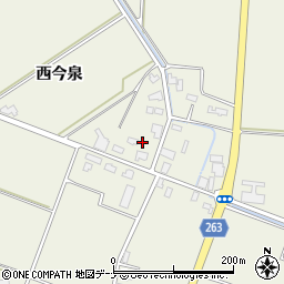 秋田県美郷町（仙北郡）金沢西根（西今泉）周辺の地図
