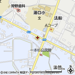 一本杉周辺の地図