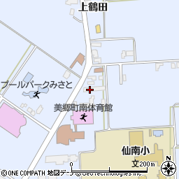 秋田県仙北郡美郷町飯詰北中島46周辺の地図