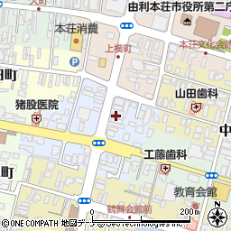 秋田県由利本荘市大門63周辺の地図