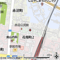 秋田県由利本荘市赤沼下道7周辺の地図