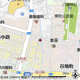 秋田県由利本荘市美倉町1周辺の地図