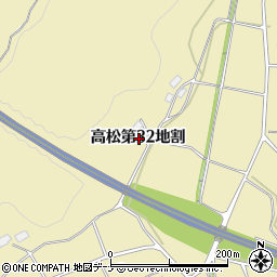 岩手県花巻市高松第３２地割周辺の地図