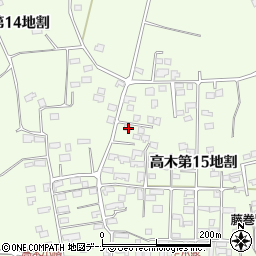 岩手県花巻市高木第１５地割70-9周辺の地図