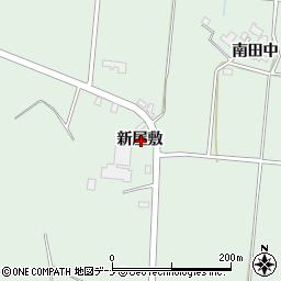 秋田県仙北郡美郷町金沢新屋敷周辺の地図