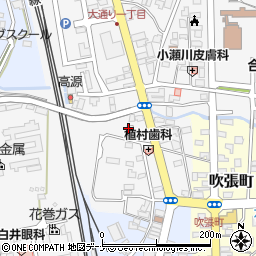 株式会社岩手日報社花巻支局周辺の地図