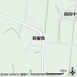 秋田県美郷町（仙北郡）金沢（新屋敷）周辺の地図