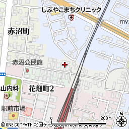 秋田県由利本荘市出戸町周辺の地図