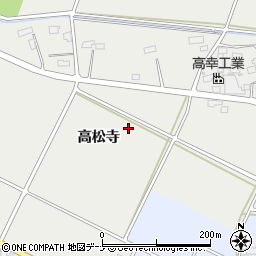 岩手県花巻市円万寺高松寺周辺の地図