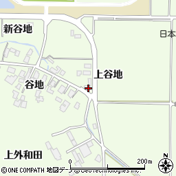 秋田県由利本荘市土谷新谷地317周辺の地図