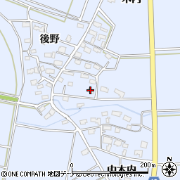 秋田県大仙市角間川町木内103周辺の地図