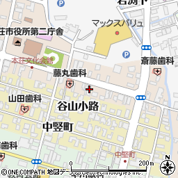 秋田県由利本荘市美倉町12-1周辺の地図