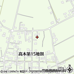 岩手県花巻市高木第１５地割33-9周辺の地図