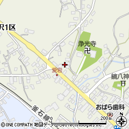 岩手県花巻市東和町土沢２区周辺の地図