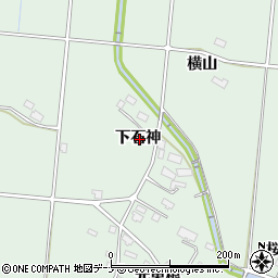 秋田県仙北郡美郷町金沢下石神周辺の地図