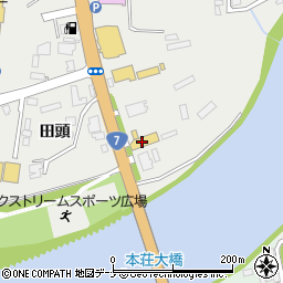 日産サティオ秋田本荘店周辺の地図