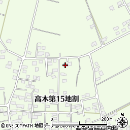 岩手県花巻市高木第１５地割33周辺の地図