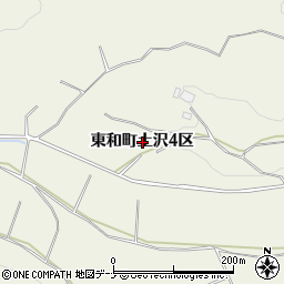 岩手県花巻市東和町土沢４区周辺の地図