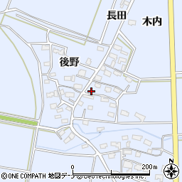 秋田県大仙市角間川町木内88周辺の地図