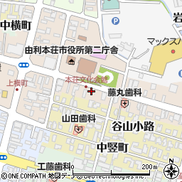 秋田県由利本荘市美倉町21周辺の地図