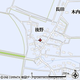秋田県大仙市角間川町木内87-1周辺の地図