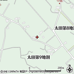 岩手県花巻市太田第９地割周辺の地図