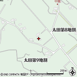 岩手県花巻市太田第９地割42周辺の地図