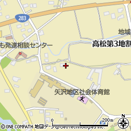岩手県花巻市高松第３地割周辺の地図