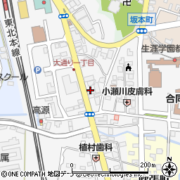 株式会社小瀬川新聞店　花巻販売センター周辺の地図
